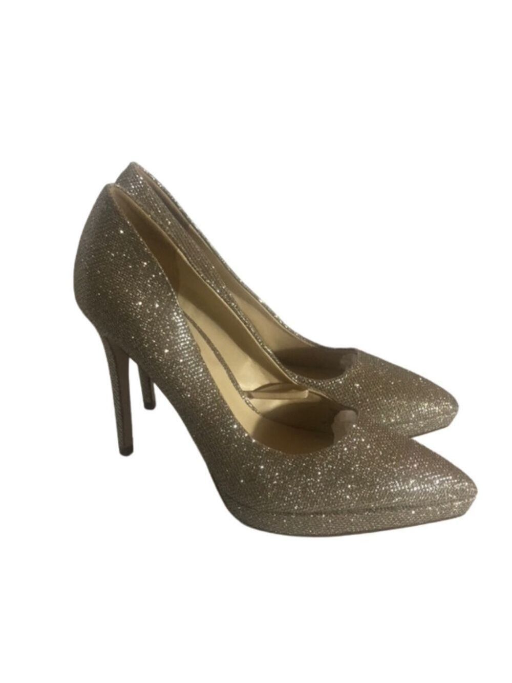 NWOB Jessica Simpson Metallic Pointed Toe Pumps Sz 9M